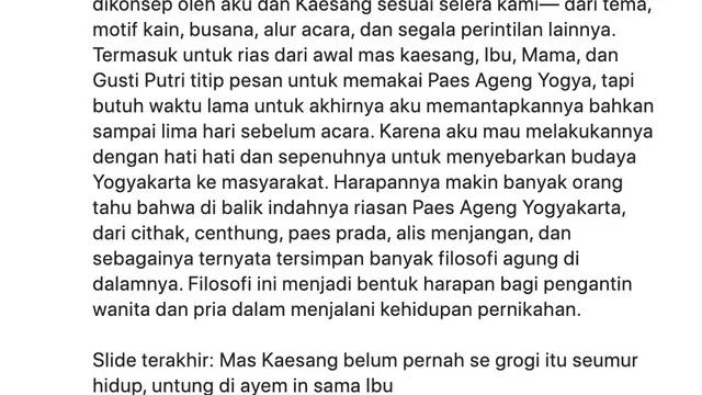Unggahan Erina Gudono. (Foto: Dok. Instagram @erinagudono)