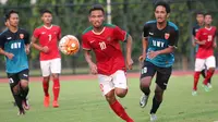 Timnas U-19 akan menjalani uji coba melawan Filipina U-19 di Stadion Maguwoharjo, Sleman, Jumat (19/8/2016). (Bola.com/Romi Syahputra)