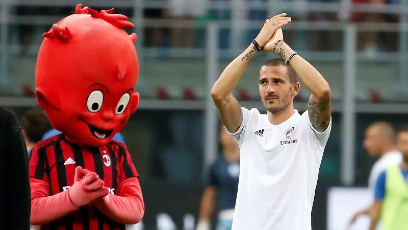 Leonardo Bonucci segera lakoni debut bersama AC Milan. (AP Photo/Antonio Calanni)