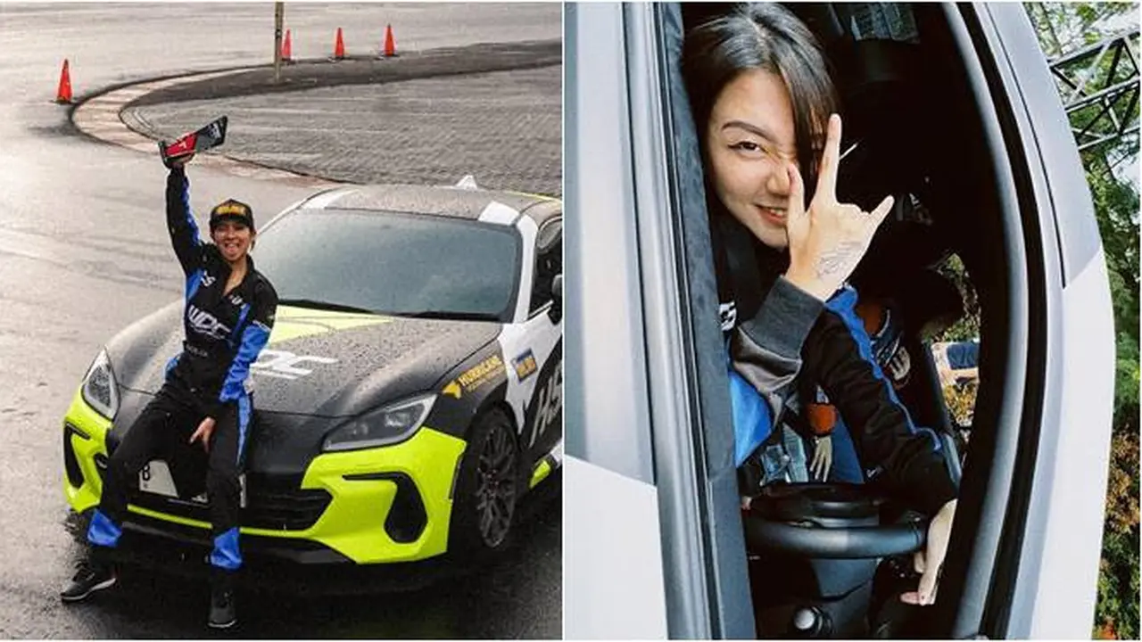 7 Potret Rachel Florencia Jadi Juara 1 Dalam Ajang Women's Drift Challeng