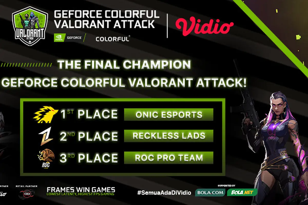 Geforce Colorful Valorant Attack