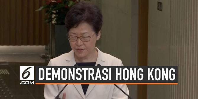 VIDEO: Demonstrasi Rusuh, Ini Reaksi Pemimpin Hong Kong