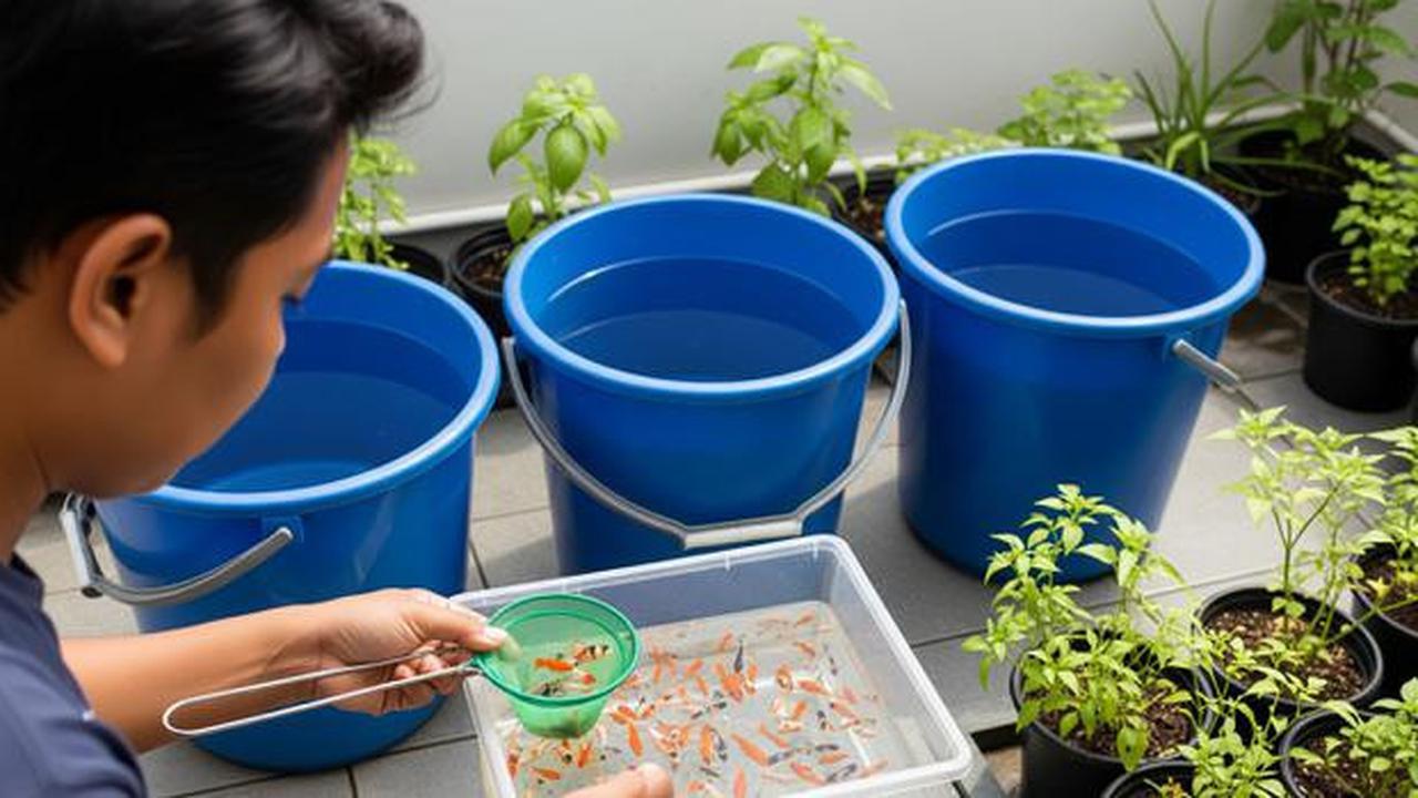 7 Cara Mudah Bikin Aquaponik di Rumah Pakai Ember untuk Pemula