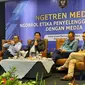 Ketua DKPP Heddy Lugito dalam acara Ngobrol Etika penyelenggara Pemilu Bareng Media di Grand Mercure, Solo Baru, Sukoharjo, Senin (12/6).(Liputan6.com/Fajar Abrori)