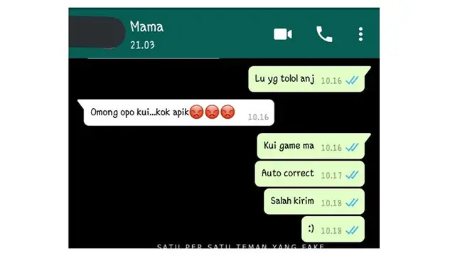 Obrolan Chat Keluarga Ini Absurd Banget
