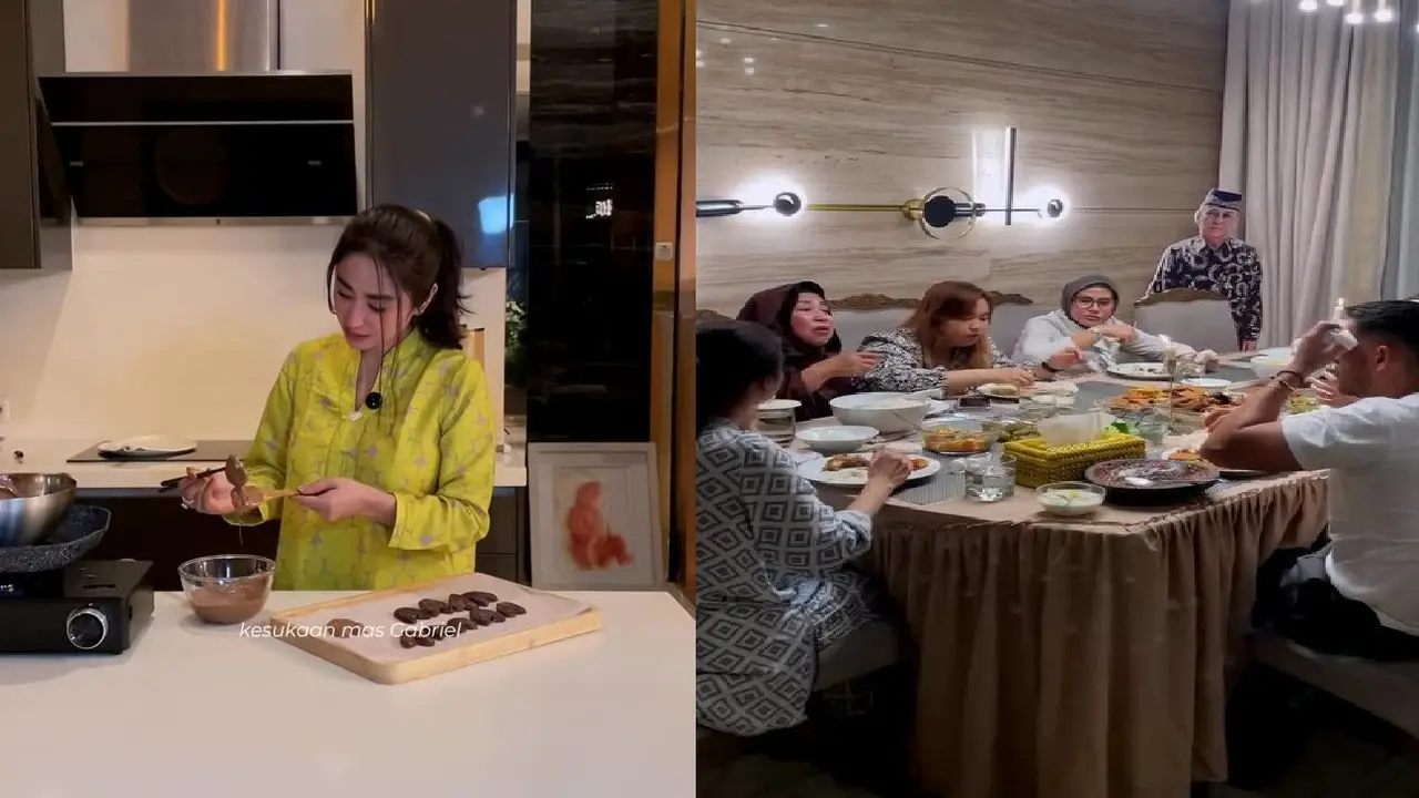Dapur dan Ruang Makan Rumah Dewi Perssik