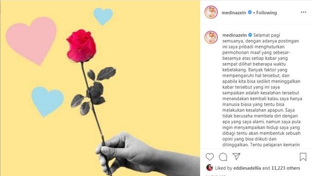 Medina Zein (Foto: Instagram/@medinazein)   