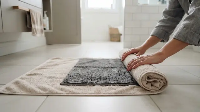 Cara Mengeringkan Keset Kamar Mandi