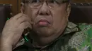 Terdakwa suap pengadaan barang dan jasa di Pemkot Kendari, yang juga Mantan Wali Kota Kendari, Asrun saat menjalani sidang lanjutan di Pengadilan Tipikor, Jakarta, Rabu (8/8). Sidang mendengar keterangan saksi. (Liputan6.com/Helmi Fithriansyah)