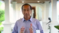 Momen Presiden Jokowi diwawancara oleh para pegawai Biro Pers di Istana Kepresidenan. (Youtube Setpres)