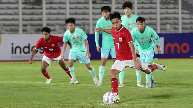 Laga Persahabatan Antara Timnas Indonesia U-20 Vs Timnas China U-20