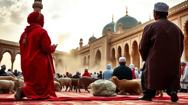 Background Idul Adha Fotografi: Realistis dan Menginspirasi