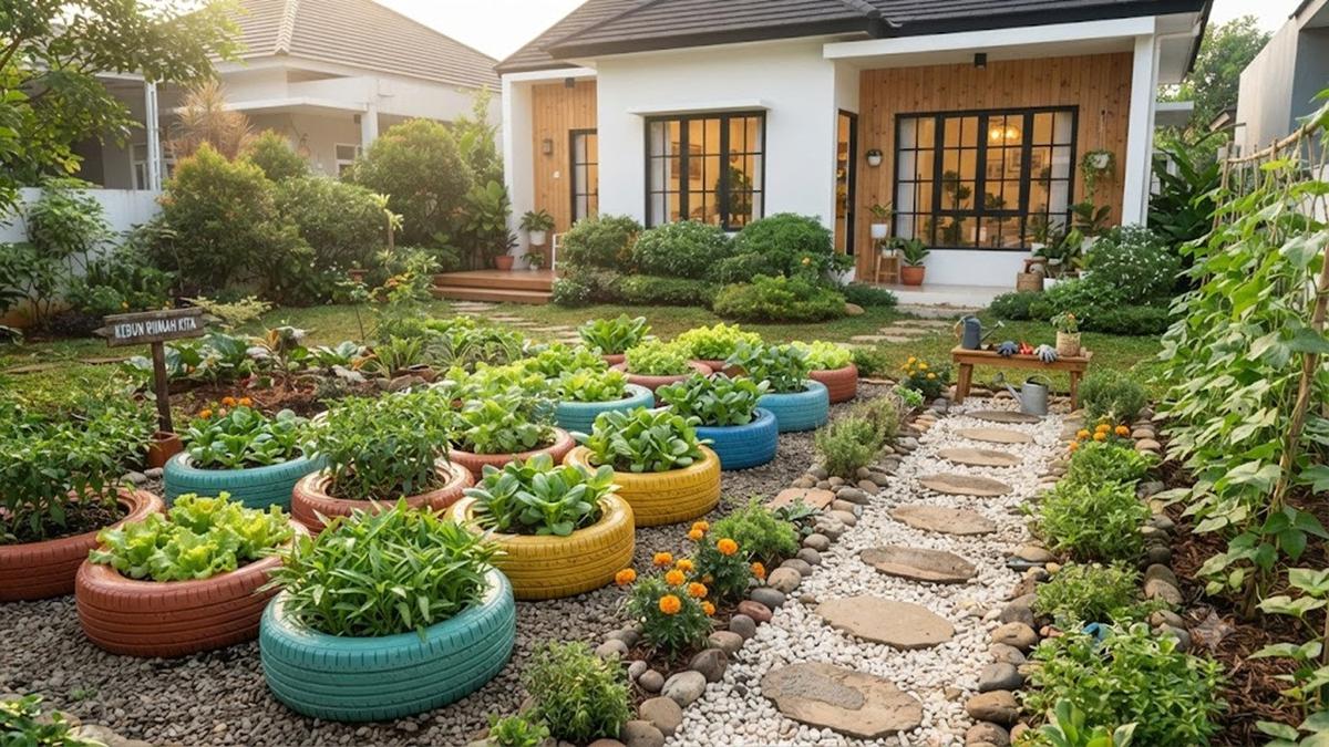 10 Sayuran yang Cocok Ditanam di Ban Bekas, Solusi Kebun Hemat dan Cepat Panen