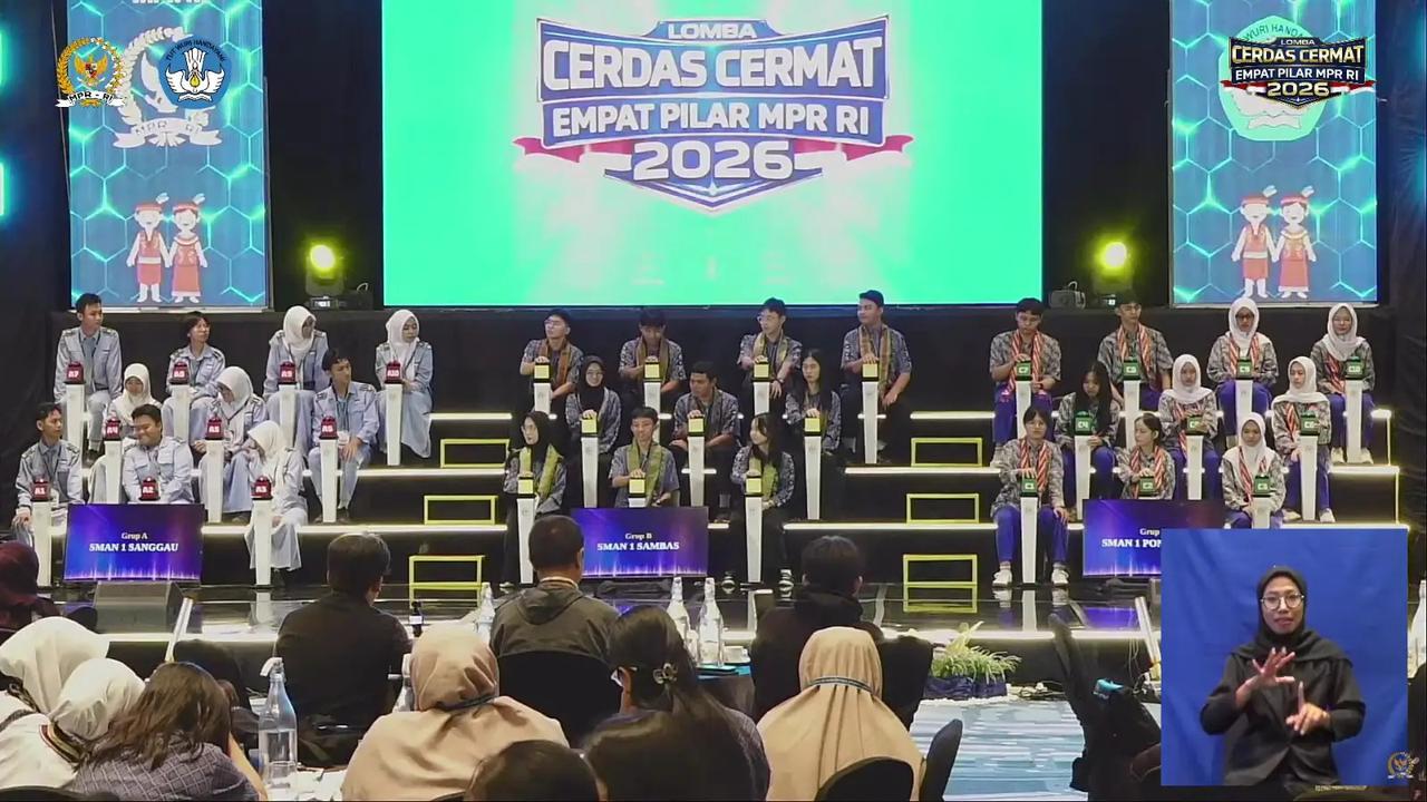 MPR Batalkan Rencana Final Ulang Lomba Cerdas Cermat Empat Pilar di Kalimantan Barat