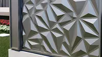 5 Model Pagar Rumah Tembok 2025, Gaya Geometris Bikin Hunian Tampak Modern