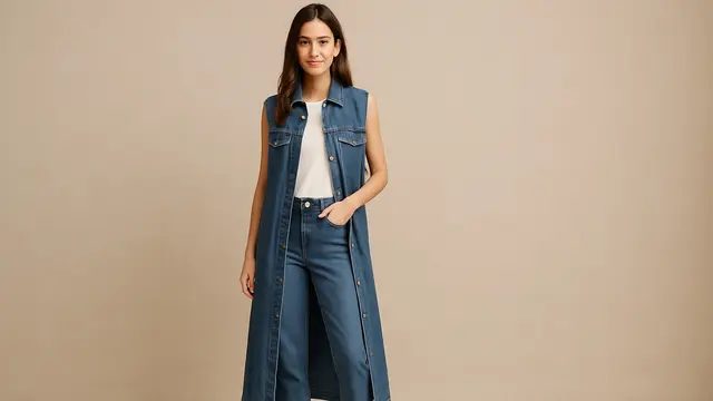 7 Model Padu Padan Outer Panjang Tanpa Lengan untuk Berbagai Acara, Tampil Modis dan Elegan