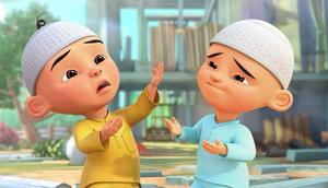Melalui akun resmi media sosial Upin Ipin, karakter animasi Malaysia ini mengirimkan doa dan dukungan untuk indonesia agar segera pulih. (dok.Instagram upinipinofficial)