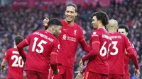 Hasil Liga Inggris: Benamkan Brentford, Liverpool Geser Posisi Chelsea di Peringkat Kedua