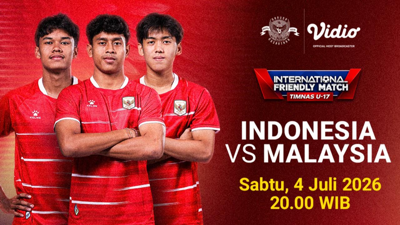 Pertandingan Indonesia U-17 vs Malaysia U-17: Dukung dan Saksikan Hanya di Vidio