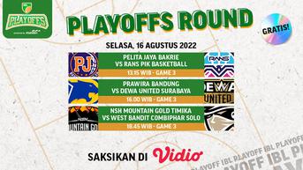 Link Live Streaming IBL Playoff 2022 di Vidio Hari Ini: Pelita Jaya Bakrie vs RANS PIK Basketball