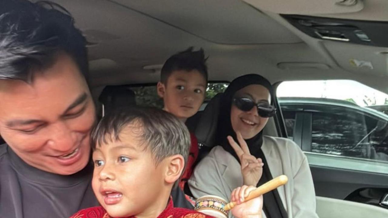 Sayang Anak, 4 Potret Bahagia Paula Verhoeven dan Baim Wong Kumpul Berempat dengan Kiano-Kenzo