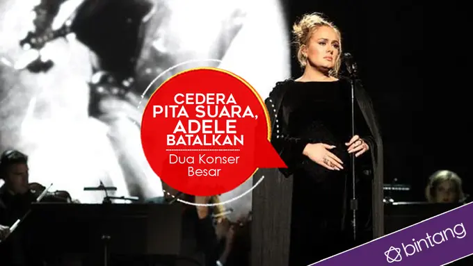 [Bintang] Cedera Pita Suara, Adele Batalkan Dua Konser Besar