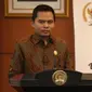 Sekretaris Jenderal MPR RI Ma’ruf Cahyono buka forum tematik Bakohumas dan Sosialisasi HUT MPR RI Ke-72.