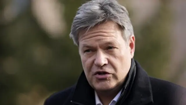 Menteri Ekonomi dan Iklim Jerman Robert Habeck di Davos, Swiss, 23 Januari 2025.