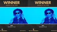 Beck Hansen, pemenang Album of The Year Grammy Awards 2015. (foto: https://twitter.com/TheGRAMMYs)