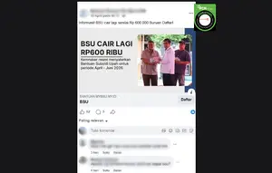 Hoaks BSU 2026 Kembali Beredar di Media Sosial, Simak Faktanya