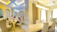 7 Potret Ruang Makan di Rumah Ustaz Solmed, Desainnya Mewah dan Cocok untuk Keluarga Modern