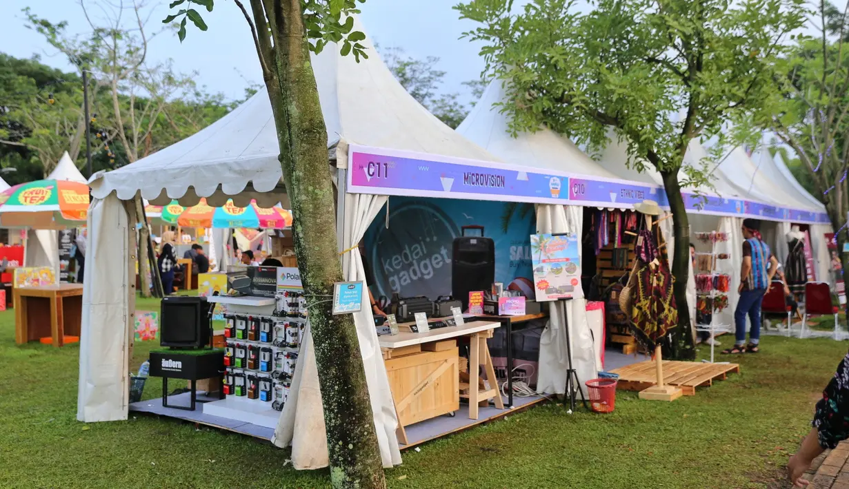 Guna menarik minat pengunjung, Dyandra Promosindo yang merupakan event organizer sudah menyiapkan dua area utama, yaitu Playground dan Otoground. (Adrian Putra/Bintang.com)