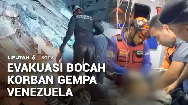 Bocah 3 Tahun Selamat Setelah 6 Hari Tertimbun Reruntuhan Gempa Venezuela