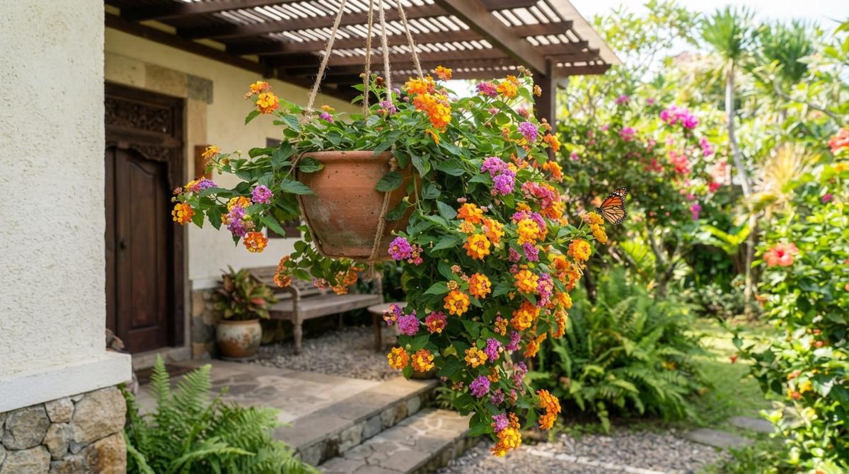 Tanaman Bunga Kecil Jenis Lantana.