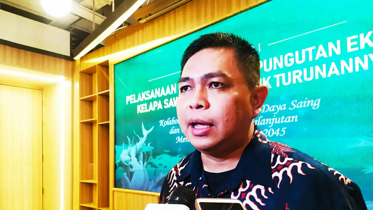 Direktur Penghimpunan Dana Badan Pengelola Dana Perkebunan Kelapa Sawit (BPDPKS) Normansyah Hidayat Syahruddin. (Dian/Liputan6.com)