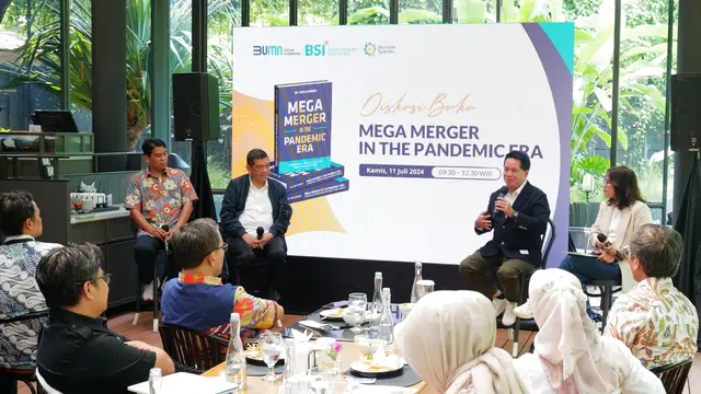 Bos BSI Berbagi Kisah Proses Membangun Bank Syariah Terbesar Indonesia di Buku Mega Merger in The Pandemic Era