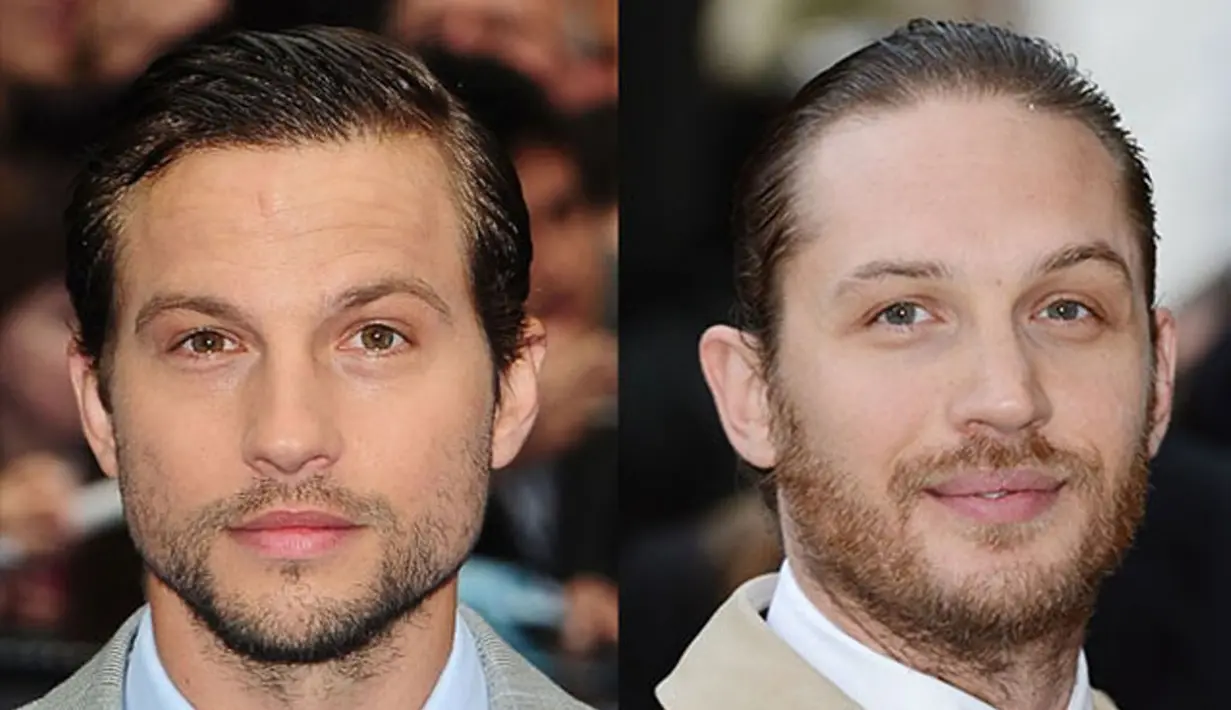 Logan Marshall-Green dan Tom Hardy seringkali tampil mirip. Kalau ketemu bersamaan, apa kamu bisa membedakan? (Zibi/Wenn/Wenn/Hollywood)