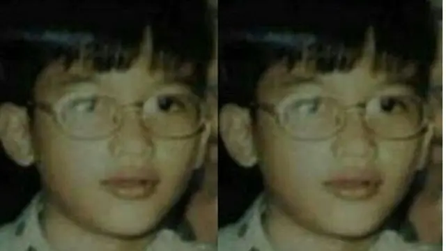 Potret masa kecil Rezky Aditya, terlihat begitu imut dan menggemaskan.