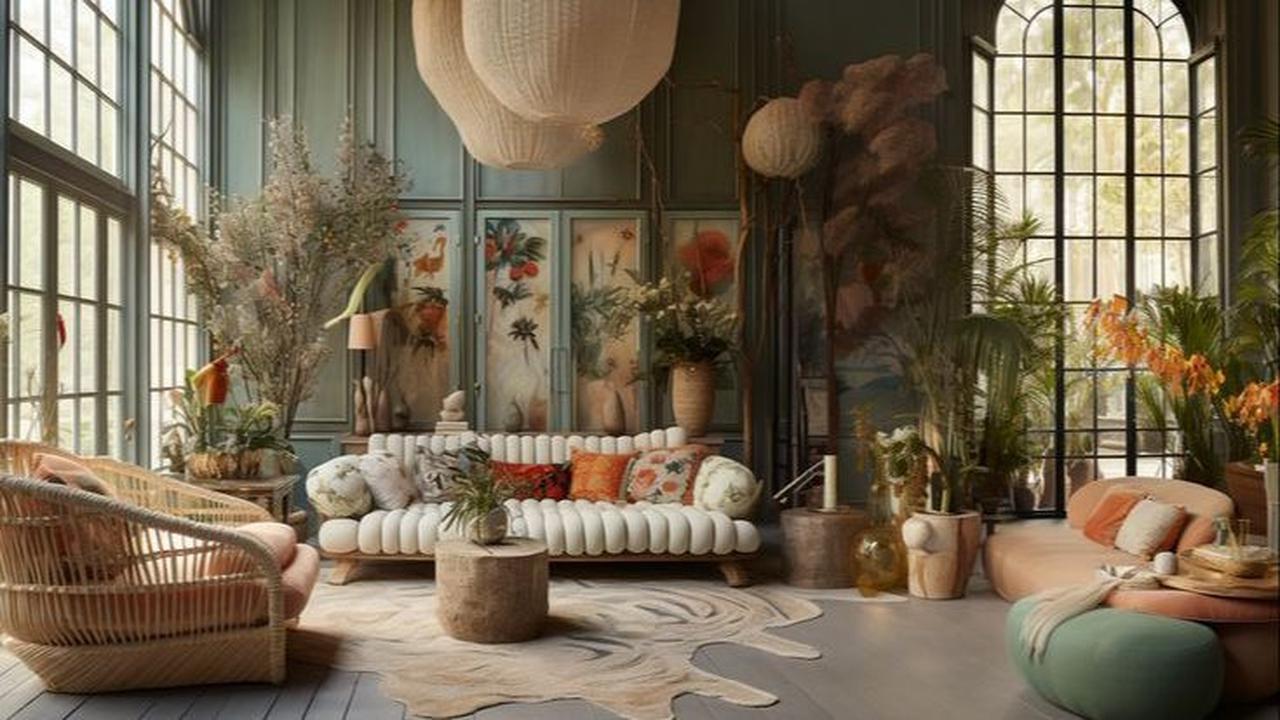 Rekomendasi Desain Ruang Tamu Cantik dengan Tema Bohemian