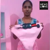 Celana dalam anti-pemerkosaannya dilengkapi dengan kamera dan pelacak GPS. (Foto: Viral4Real)