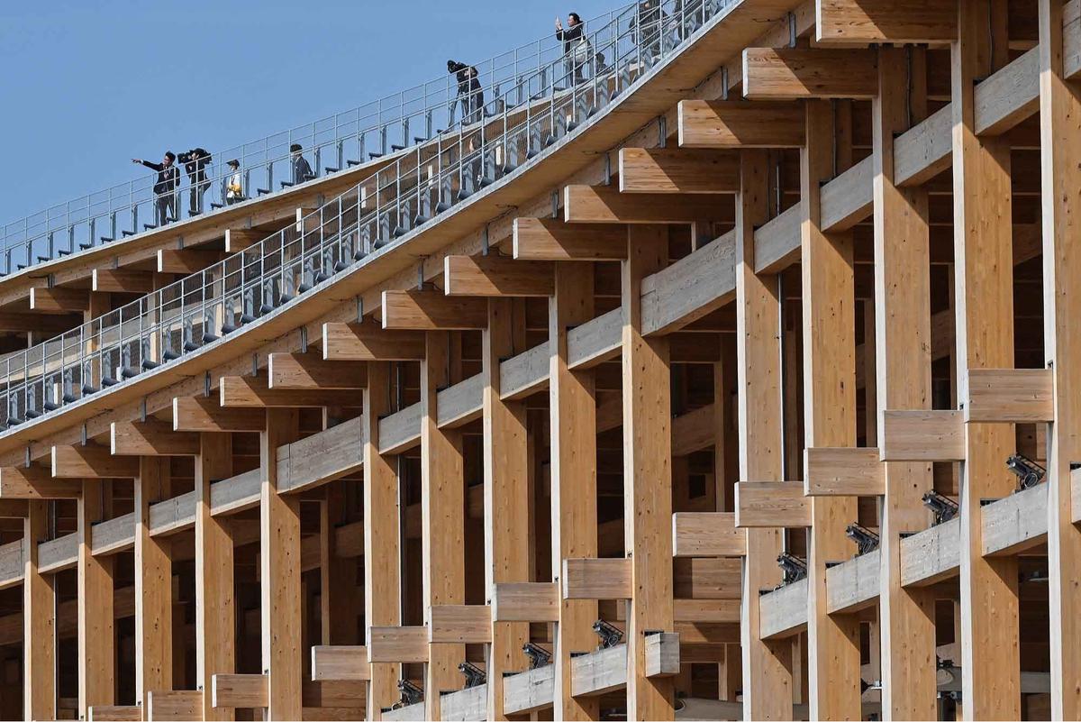 FOTO: Melihat Bangunan Struktur Kayu Terbesar di Dunia pada Perhelatan World Expo Osaka 2025
