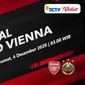 Arsenal vs Rapid Vienna (Liputan6.com/Abdillah)