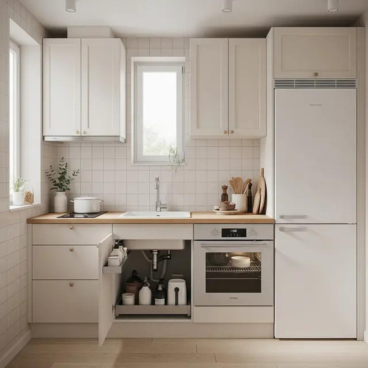 9 Ide Dapur 2x2 Meter Rumah Type 36 dengan Konsep Japandi dan Hidden Storage, Jadi Favorit di 2025