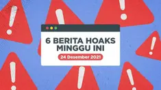 6 berita hoaks yang beredar selama sepekan ini kembali kita berikan konfirmasinya. Mulai dari Covid-19 yang katanya telah hilang dari Cianjur, sampai klaim Jakarta telah banjir dari zaman Bung Karno.