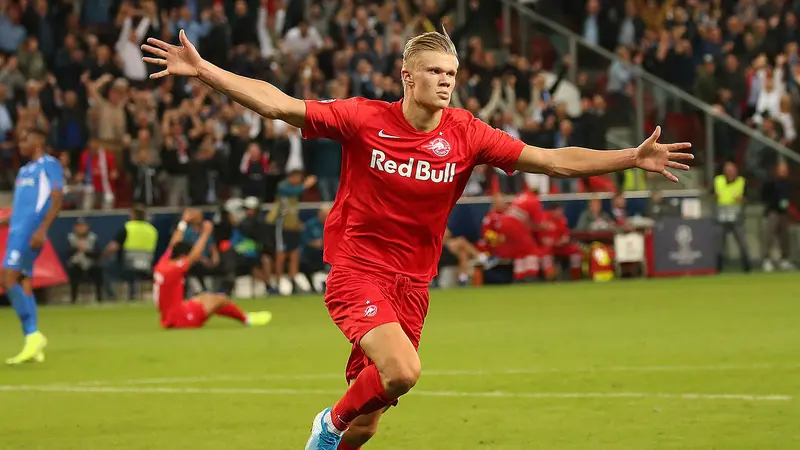 Aksi Erling Haaland, Remaja 19 Tahun yang Hattrick di Liga Champions