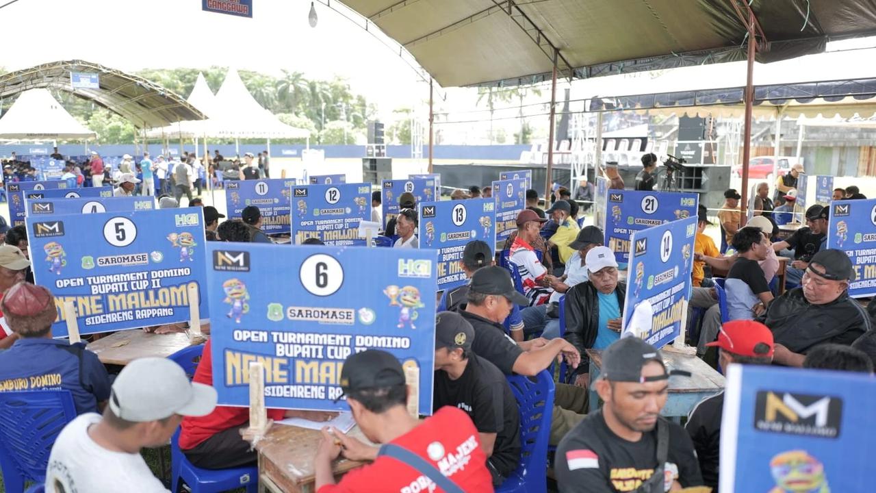 Gelaran Open Tournament Domino Nene Mallomo Bupati Cup II 2026