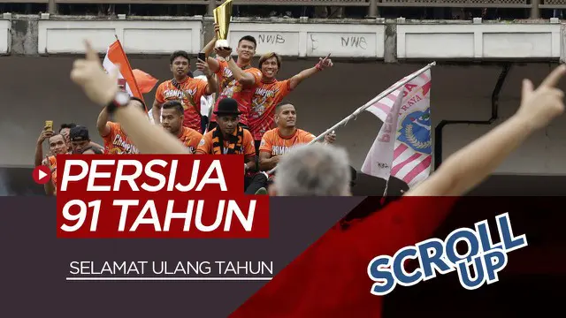 Berita video Scroll Up kali ini membahas Persija Jakarta yang berulang tahun ke-91 dam trio MSG Barcelona yang ganas di Liga Champions 2019-2020 saat menghadapi Borussia Dortmund.