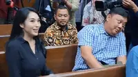 Pedangdut Nabila Nayunda dalam sidang lanjutan perkara gratifikasi dan pemerasan SYL di Pengadilan Negeri (PN) Tipikor Jakarta Pusat, Rabu (29/5) (Merdeka.com)