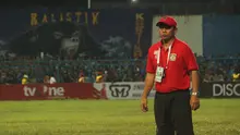 Pelatih Persiba Balikpapan Hariyadi. (Liputan6.com/Abelda Gunawan)