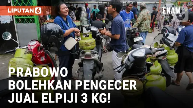 VIDEO: Prabowo Instruksikan Pengecer Boleh Jual Elpiji 3 Kg Lagi!